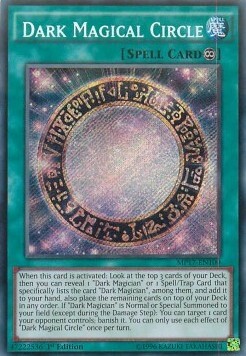 Dark Magical Circle Card Front