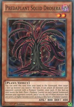 Predaplant Squid Drosera Card Front