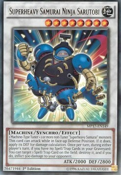 Samurai Superpesante Ninja Sarutobi Card Front