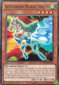 Speedroid Horse Stilts Card Front