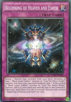 Beginning of Heaven and Earth Card Front