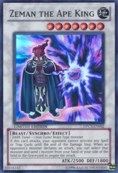 Zeman the Ape King Card Front