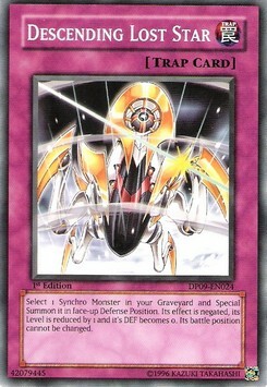 Descending Lost Star Card Front