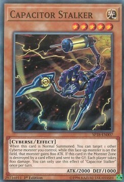 Capacitor Stalker Card Front