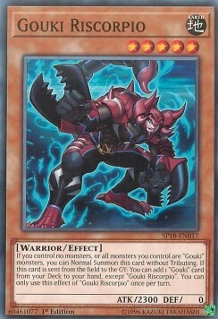 Gouki Riscorpio Card Front