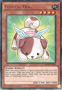 Fluffal Dog Card Front