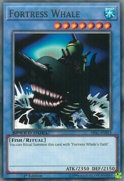 Fortress Whale Card Front