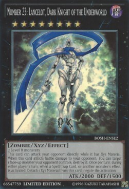 Number 23: Lancelot, Dark Knight of the Underworld Card Front