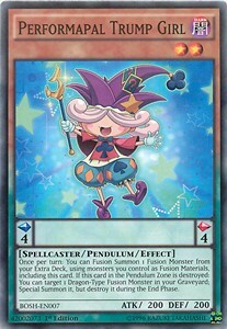 Performapal Trump Girl Card Front