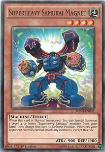 Superheavy Samurai Magnet Card Front