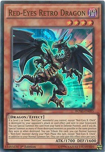 Red-Eyes Retro Dragon Card Front