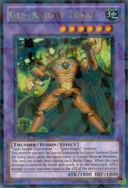 Gem-Knight Topaz Card Front