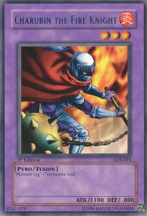 Charubin the Fire Knight Card Front