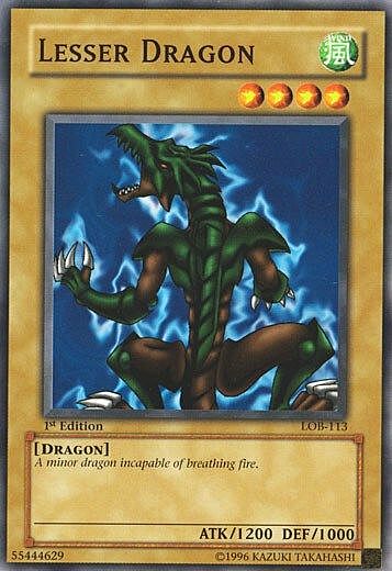 Lesser Dragon Card Front