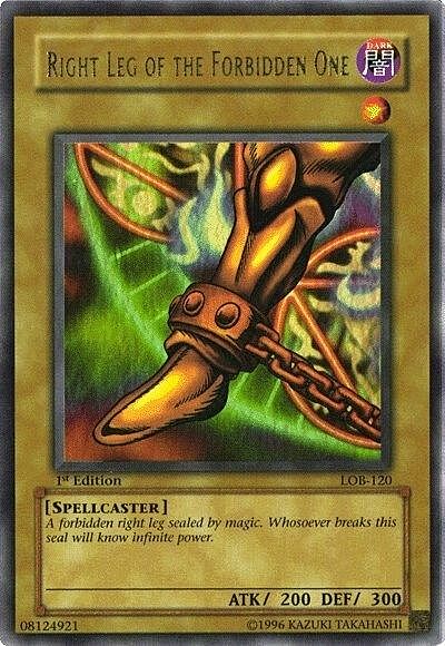 Right Leg of the Forbidden One Card Front