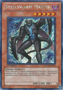 Steelswarm Mantis Card Front