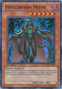 Steelswarm Moth Card Front