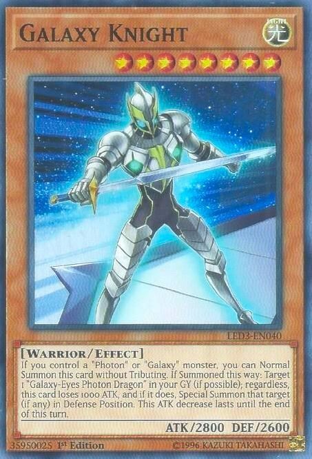 Galaxy Knight Card Front