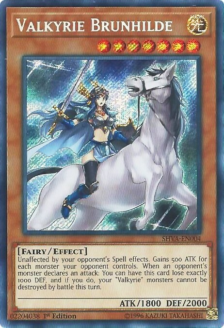 Valkyrie Brunhilde Card Front