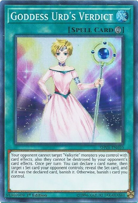 Goddess Urd's Verdict Card Front