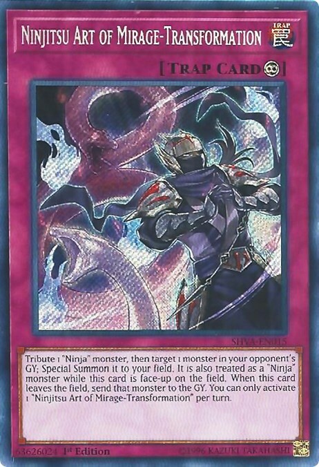 Ninjitsu Art of Mirage-Transformation Card Front