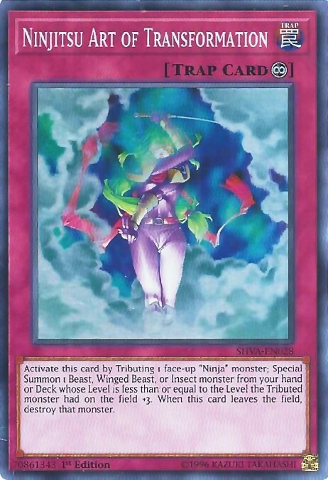 Ninjitsu Art of Transformation Card Front