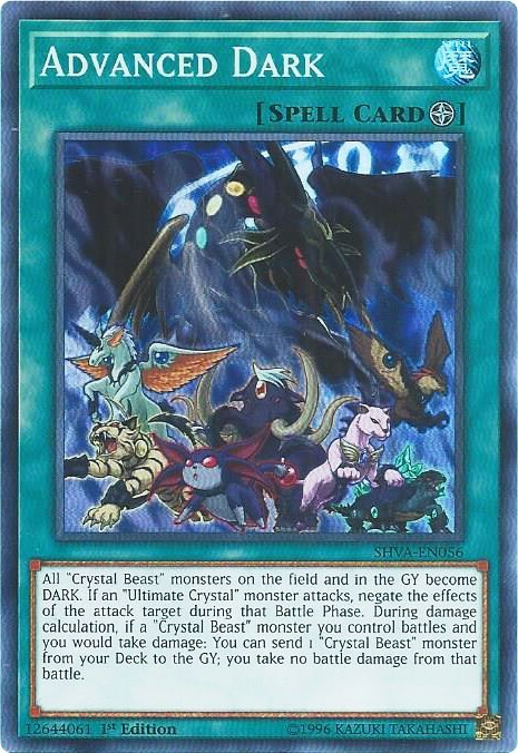 Advanced Dark Card Front