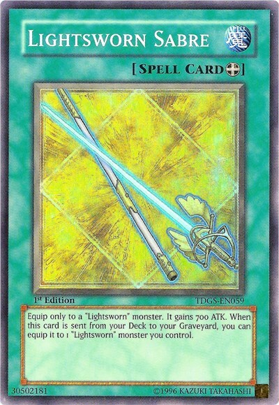 Lightsworn Sabre Card Front