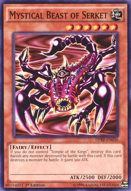 Mystical Beast of Serket Card Front