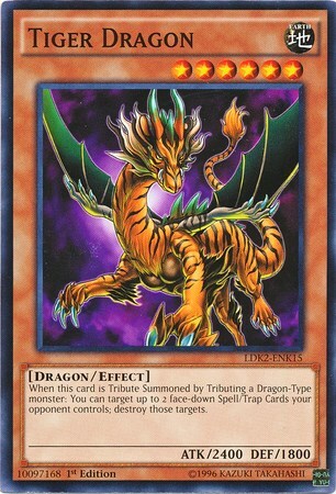 Tiger Dragon Card Front