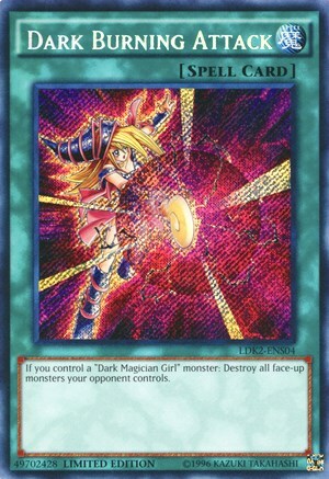 Dark Burning Attack Card Front