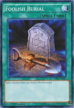 Foolish Burial Card Front