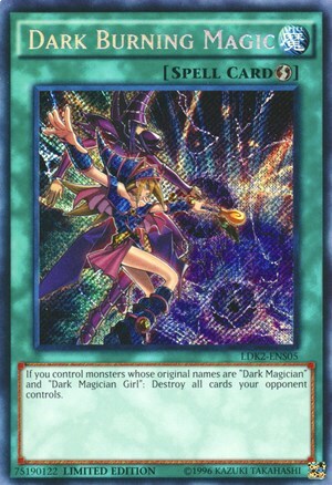 Dark Burning Magic Card Front