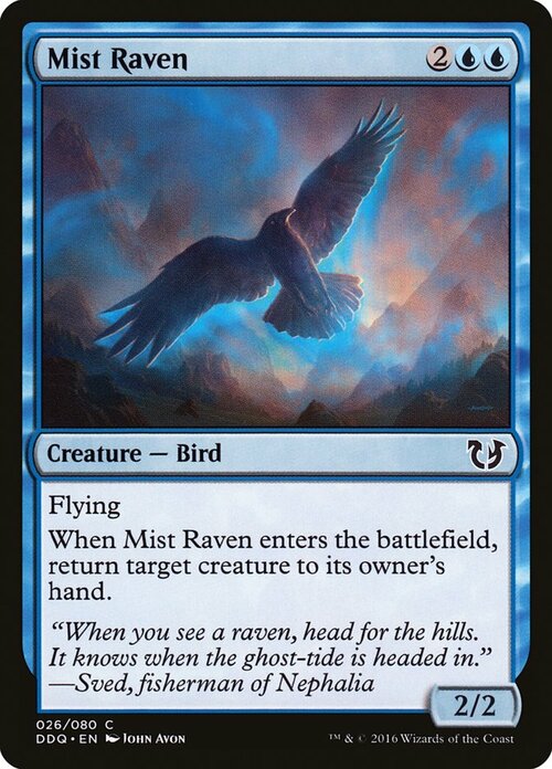 Mist Raven Card Front