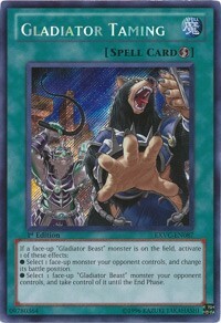 Gladiator Taming Card Front