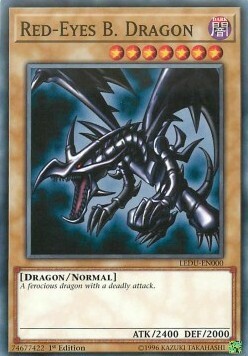 Red-Eyes B. Dragon Card Front