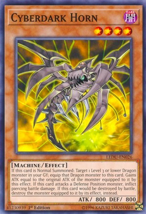 Cyberdark Horn Card Front