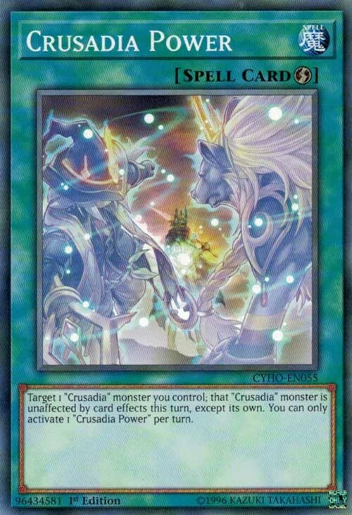 Crusadia Power Card Front