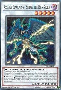 Assault Blackwing - Sohaya the Rain Storm Card Front