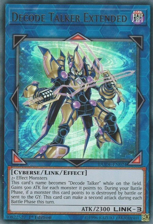 Decode Talker Extended Card Front