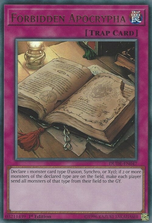 Forbidden Apocrypha Card Front