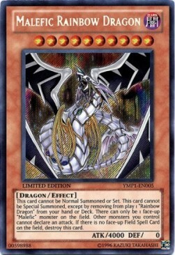 Malefic Rainbow Dragon Card Front