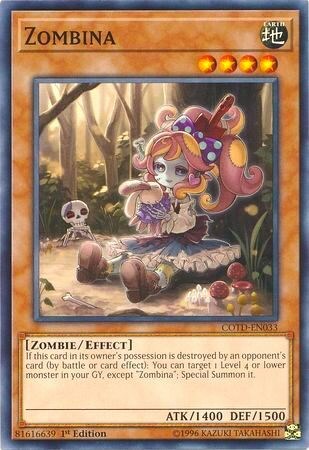 Zombina Card Front