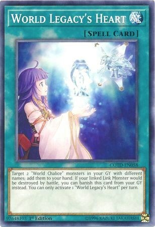 World Legacy's Heart Card Front