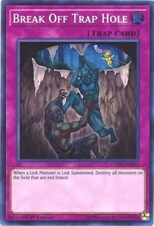 Break Off Trap Hole Card Front