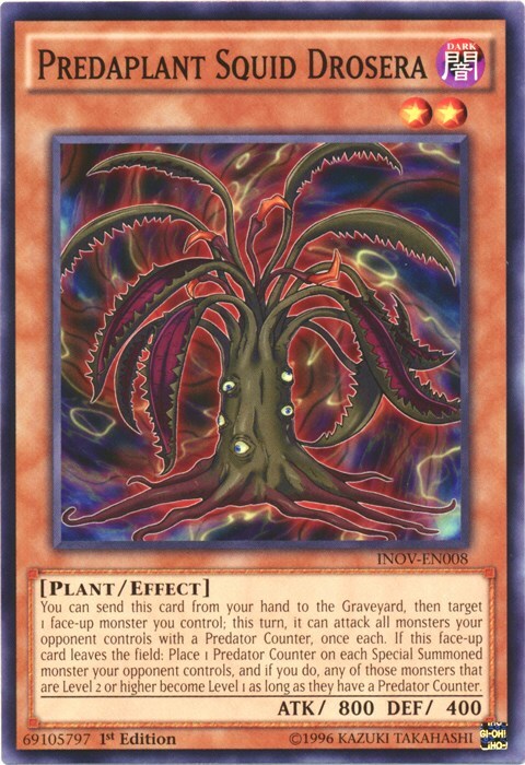 Predaplant Squid Drosera Card Front