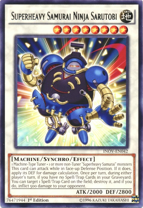 Superheavy Samurai Ninja Sarutobi Card Front