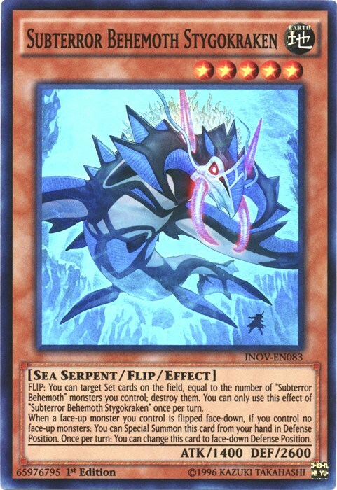 Subterror Behemoth Stygokraken Card Front