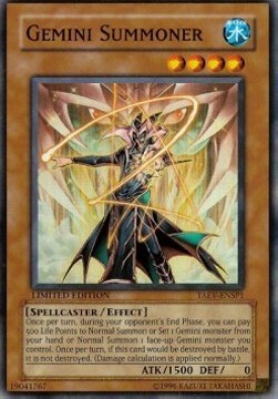 Gemini Summoner Card Front