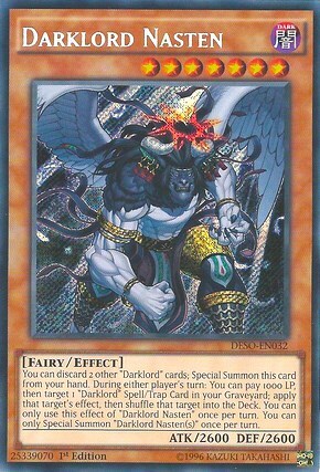 Darklord Nasten Card Front